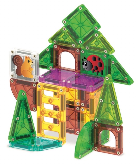 Klocki Magnetyczne MAGNA-TILES Travel Treehouse 24 el. - domek