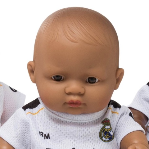 Lalka chłopiec latynos Miniland Real Madryt - buźka