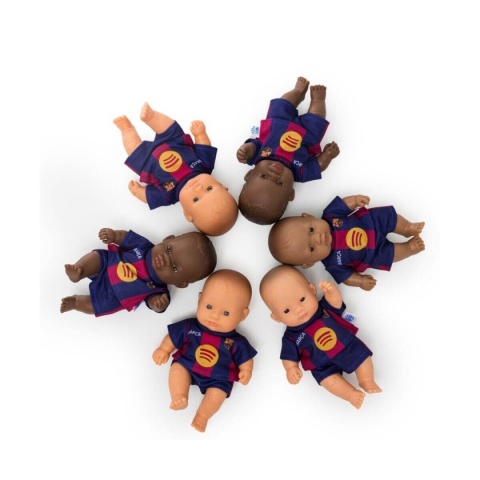 Lalka chłopiec Miniland FC Barcelona - narodowości