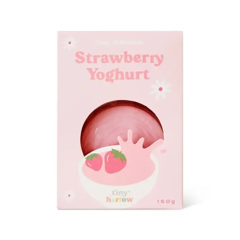 Magiczna miseczka i łyżeczka Tiny Harlow Jogurt Truskawkowy - opakowanie przód