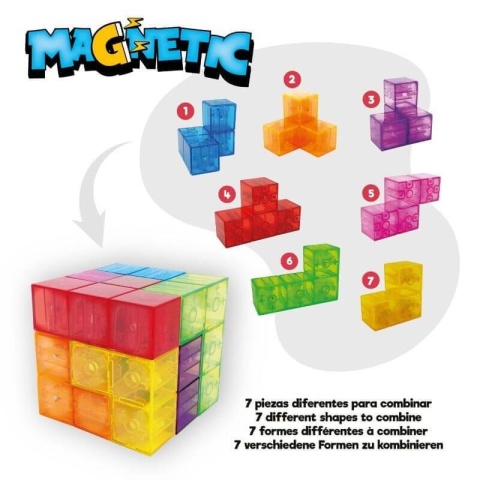 Magnetyczna kostka Juegaconmigo - elementy