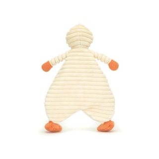 Przytulanka szmatka Jellycat sztruksowa kaczuszka