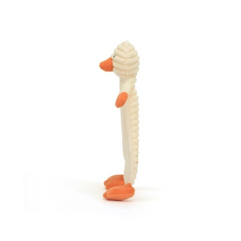 Przytulanka szmatka Jellycat sztruksowa kaczuszka - bok