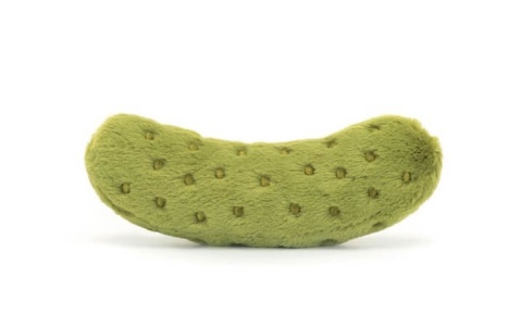 Maskotka ogórek korniszony Jellycat - tył