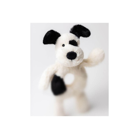 Pluszowa grzechotka Jellycat łaciaty piesek