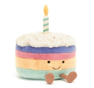 Pluszak urodzinowy torcik tęczowy Jellycat