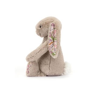 Maskotka króliczek Jellycat Petal z kwiecistymi uszami beżowy