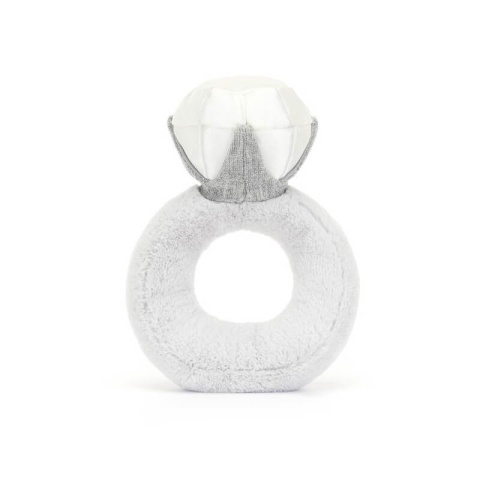 Pluszowy pierścionek z diamentem Jellycat - tył