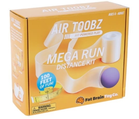 Nadmuchiwany mega tor do dmuchawy Air Toobz Fat Brain Toys Co - opakowanie