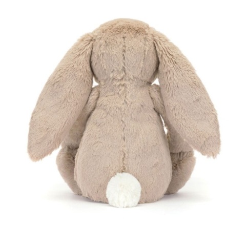 Przytulanka króliczek Jellycat Petal z kwiecistymi uszami beżowy -tył