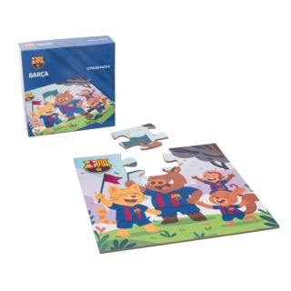 Puzzle 12 elementów Miniland FC Barcelona