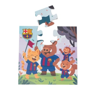 Puzzle 12 elementów Miniland FC Barcelona