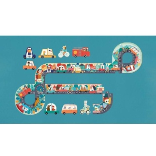 Puzzle kieszonkowe z grą obserwacyjną Mała Podróż Londji