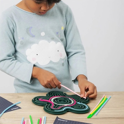 Puzzle sensoryczne flexihetti Minland dinozaur - zabawa dzieccka