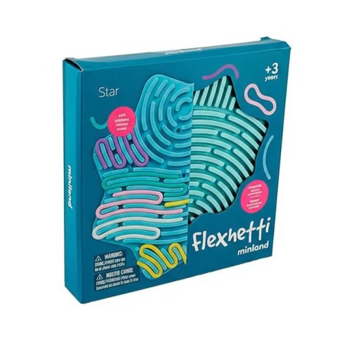 Puzzle sensoryczne flexihetti Minland gwiazda - opakowanie przód