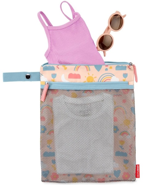 Torba na mokre rzeczy Skip Hop Tęcza Spark Style - zamek