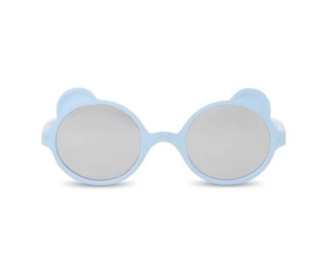 Jasnoniebieskie okulary przeciwsłoneczne z uszami misia Kietla Ourson 2-4 - przód