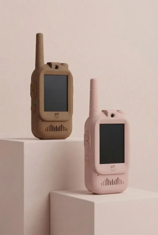 Video Walkie Talkie KidLupe różowe i brązowe