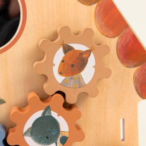 Drewniana gra manulana Egmont Toys domek - zwierzęta