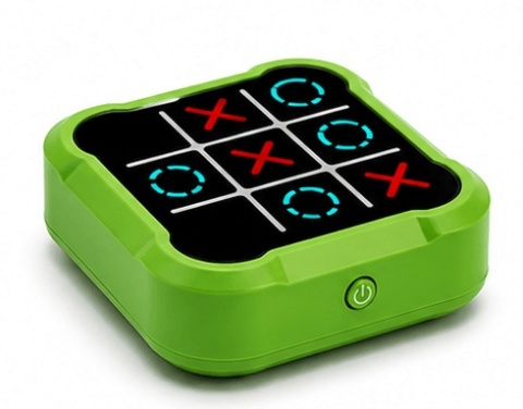 Gra elektroniczna kółko i krzyżyk Norimpex Tic Tac Toe - zielona - ładowanie