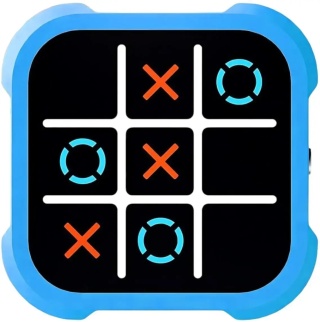 Gra elektroniczna kółko i krzyżyk Tic Tac Toe - niebieska