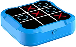 Gra elektroniczna kółko i krzyżyk Tic Tac Toe - niebieska