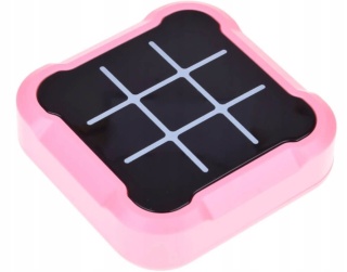 Gra elektroniczna kółko i krzyżyk Tic Tac Toe - różowa