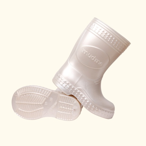 Kalosze dziecięce Mudme Cream Pearl
