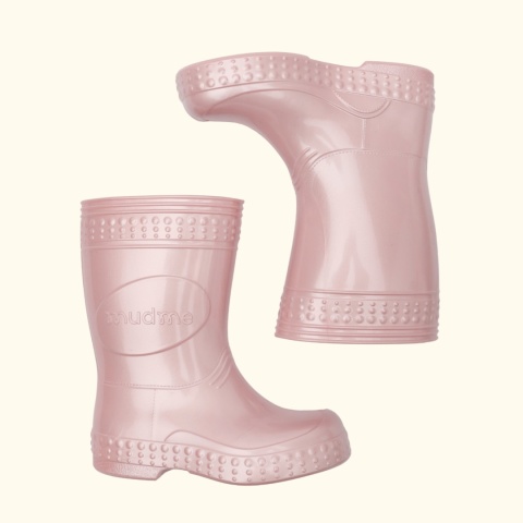 Kalosze dziecięce Mudme Pink Pearl