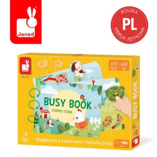 Książeczka z zadaniami Janod Busy Book Farma