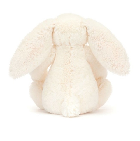 Maskotka króliczek Jellycat Berry z kwiecistymi uszami kremowy