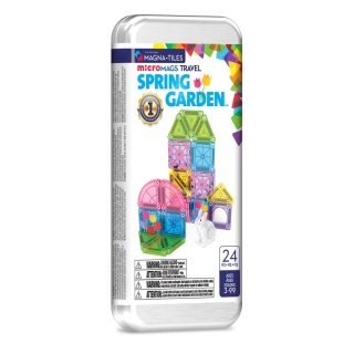 Micro klocki magnetyczne MAGNA-TILES Spring Garden Travel 24 el.
