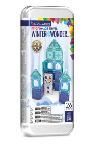 Micro klocki magnetyczne MAGNA-TILES Travel Winter Wonder 26 el.