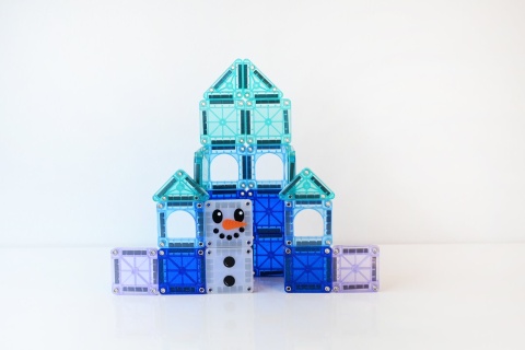 Micro klocki magnetyczne MAGNA-TILES Travel Winter Wonder 26 el.