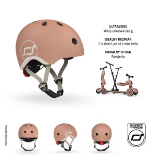 Mocha kask Scootandride XXS-S dla dzieci 1-5lat
