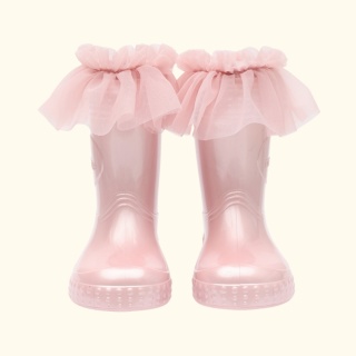 Ocieplacz dziecięcy MUDME x MANUFAKTURA FALBANEK Pink Pearl