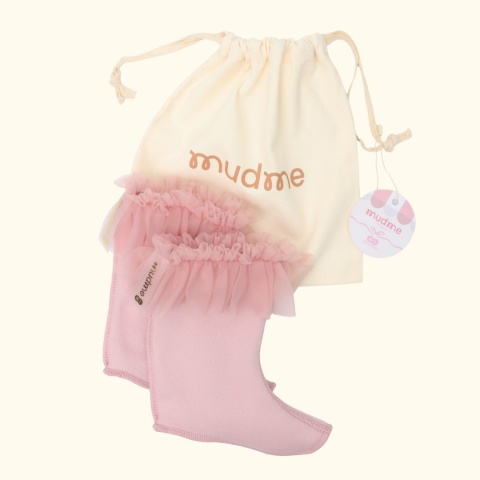 Ocieplacz dziecięcy MUDME x MANUFAKTURA FALBANEK Pink Pearl