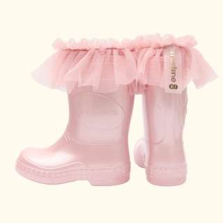 Ocieplacz dziecięcy MUDME x MANUFAKTURA FALBANEK Pink Pearl