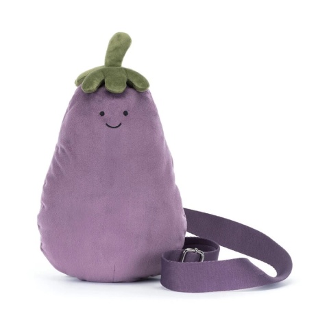 Torebka na ramię Zabawny Bakłażan Jellycat