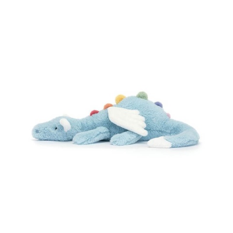Przytulanka smok błękitny Jellycat - bok