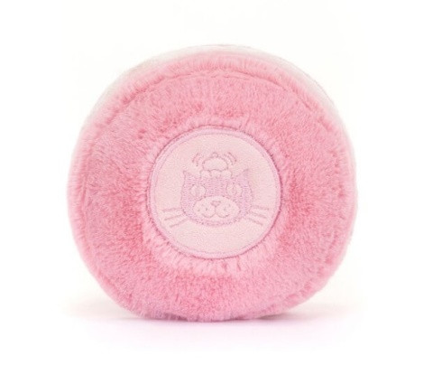 Pluszak makaronik Jellycat różowy - tył