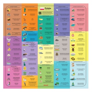 Puzzle magnetyczne Janod mapa Polski