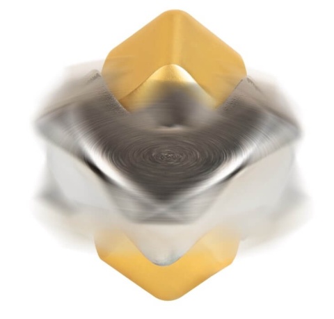 Srebrno-złoty spinner bopster Fidget Cube