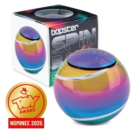 Wielokolorowy spinner bopster Spin Ball metaliczny