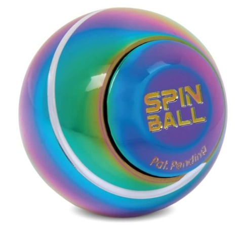 Wielokolorowy spinner bopster Spin Ball metaliczny - kolory