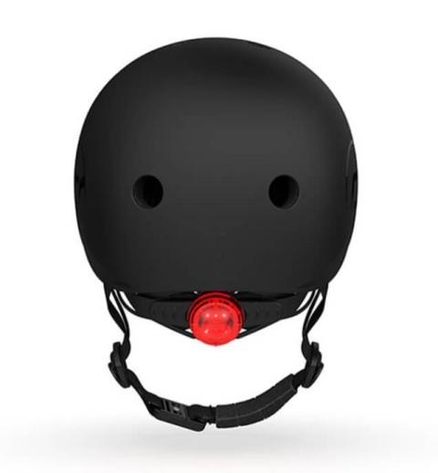 Czarny kask Scotandride S-M dla dzieci 3+ - tył