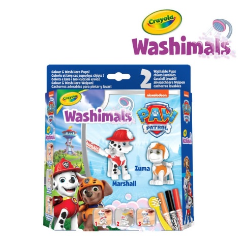 Figurki do malowania Crayola Psi Patrol - Zuma i Marshall