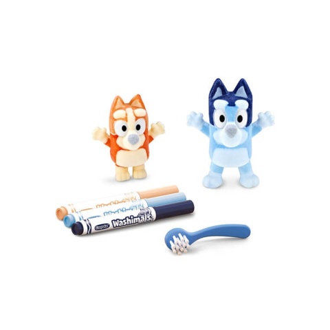 Figurki do malowania Crayola Blue - elementy zestawu