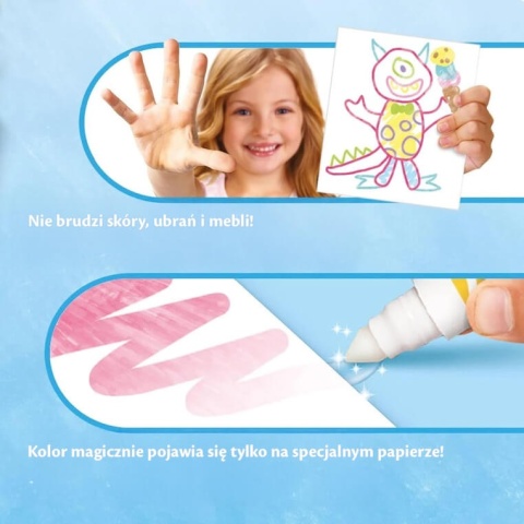 Kolorowanka z niebrudzącymi flamastrami Crayola