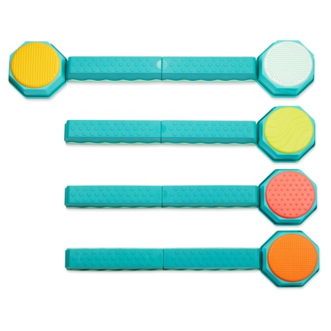 Kombinacyjna ścieżka sensoryczna B.toys Balance & Build Set - kolory